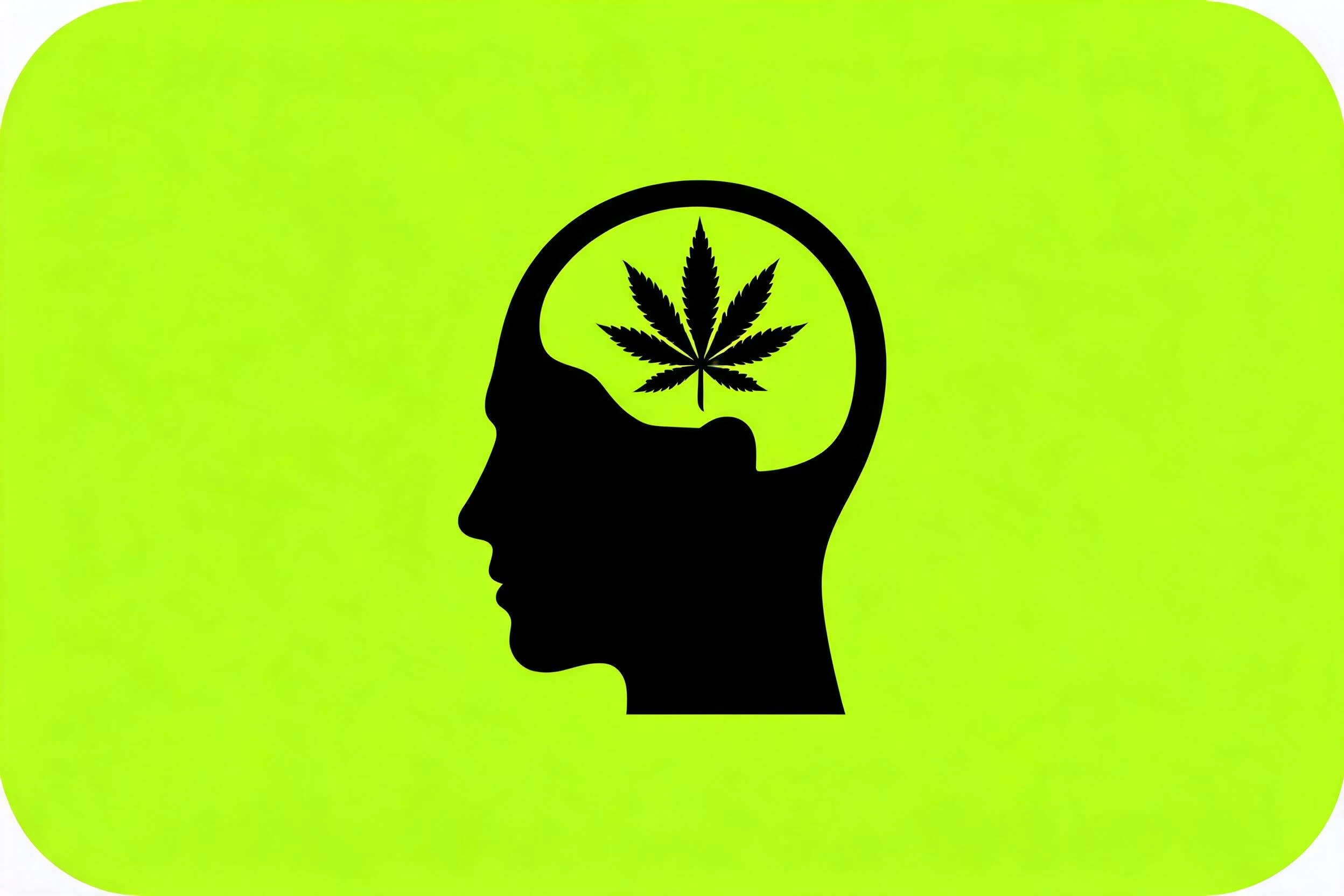 Illustration CBD et migraine — tête stylisée et molécule cannabidiol — guide scientifique expert 2026
