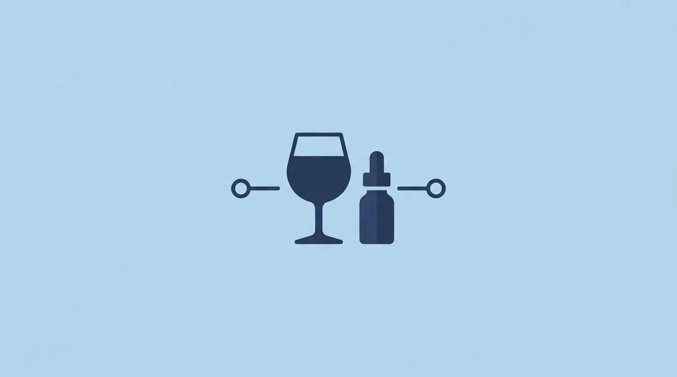 CBD et alcool — interactions, risques documentés et ce que dit la recherche